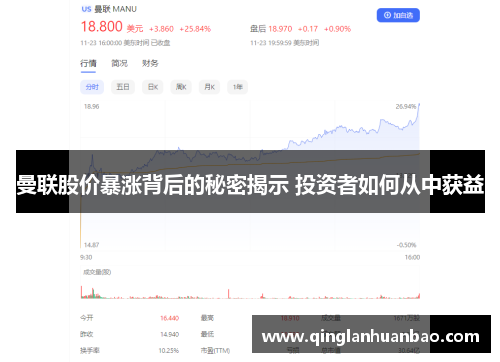 曼联股价暴涨背后的秘密揭示 投资者如何从中获益